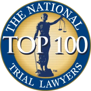 The National Trial Lawyers Top 100 member badge